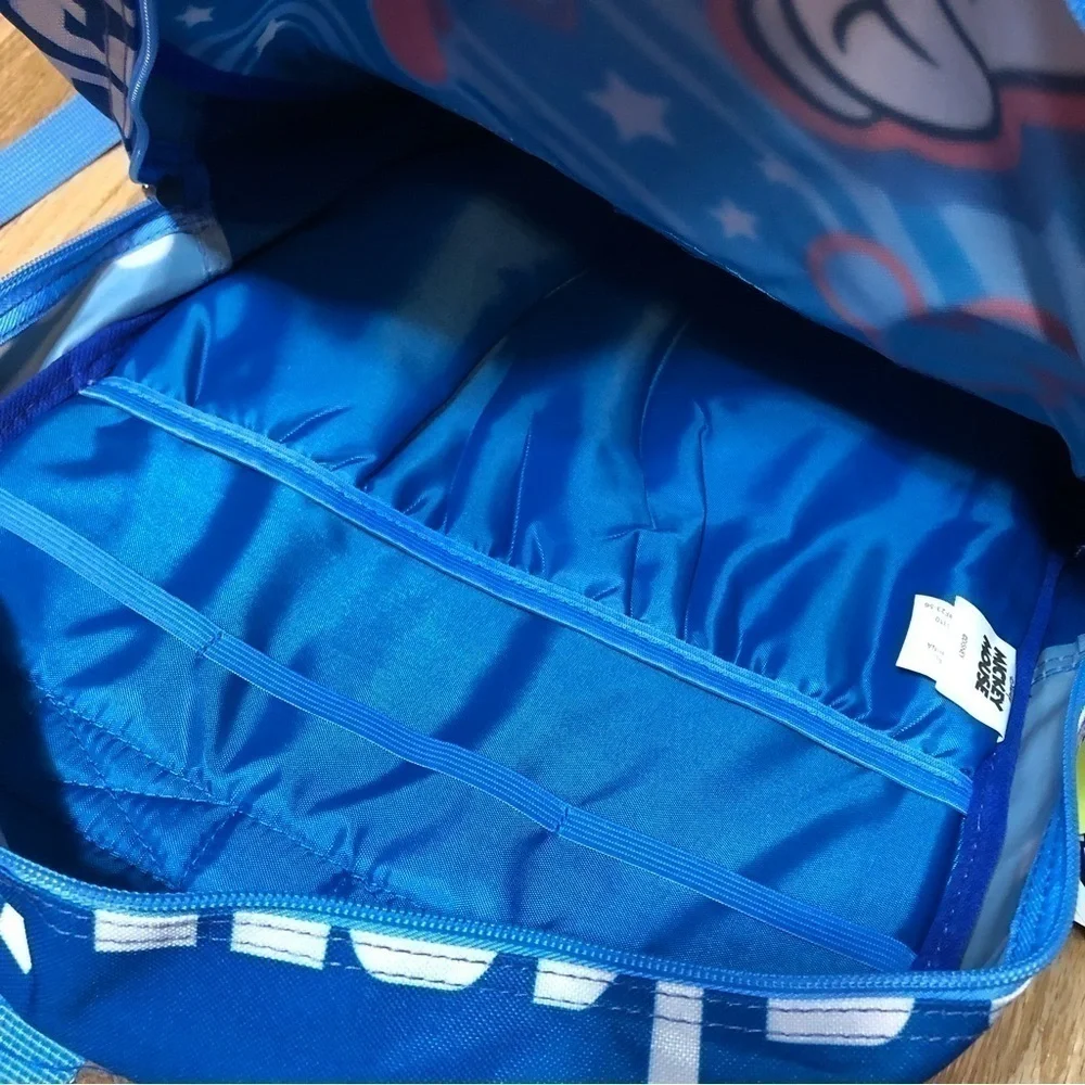 Disney Mickey Mouse Backpack Book Bag NEW Blue Kids